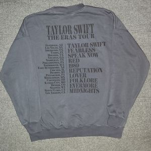 Taylor Swift Eras Tour Blue Crewneck L